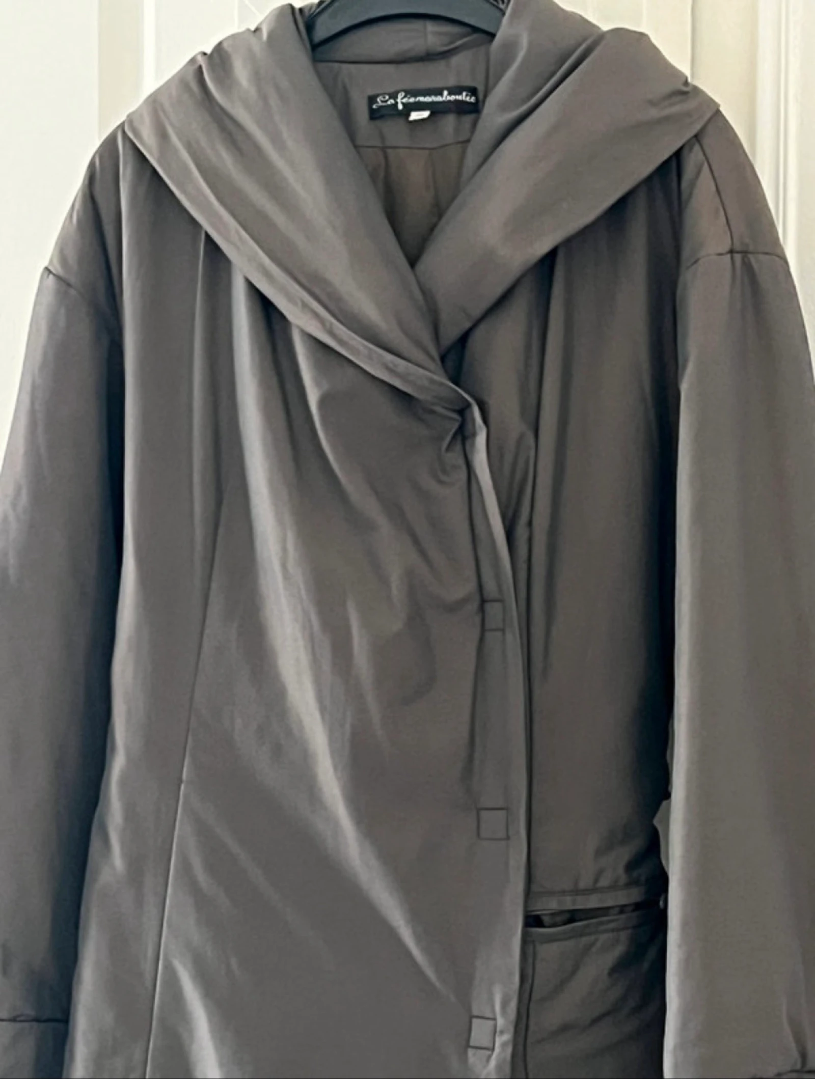 La Fée Maraboutee long khaki puffer jacket – photo 4